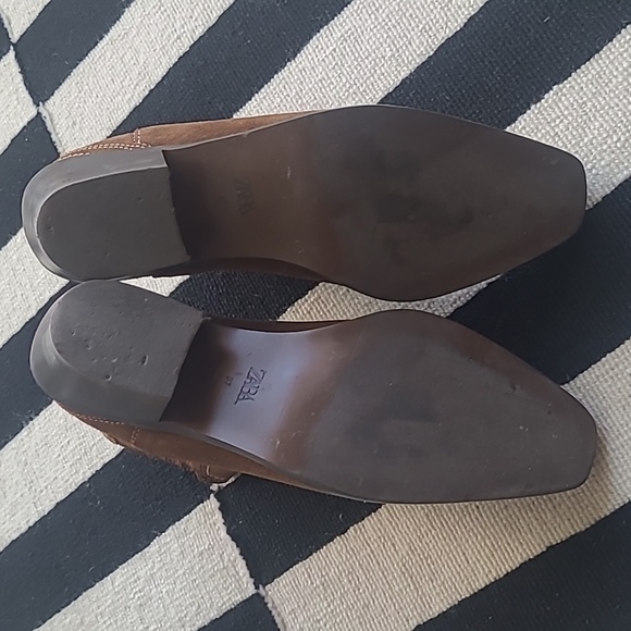 Zara Suede Brown Booties - Picture 5 of 6